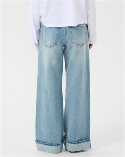 Gestuz - GZSara HW Wide Jeans - Washed Blue